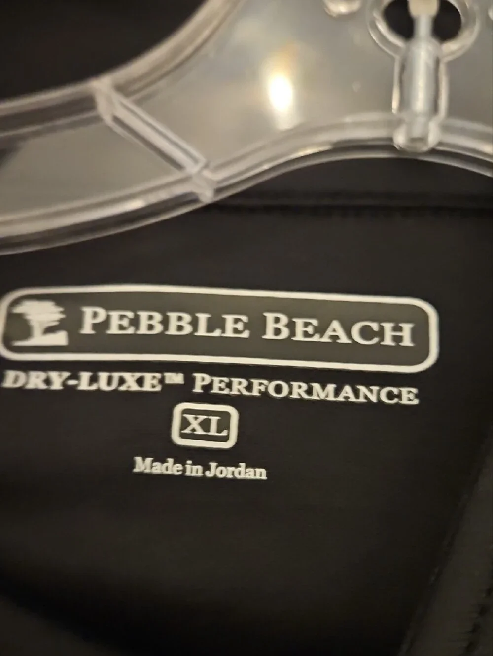 Pebble Beach Xl Black Quarter-Zip Pullover Thick Shirt